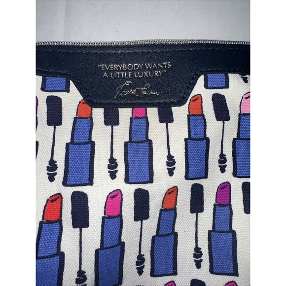 Estee Lauder "Everybody Wants a Little Luxury" Cosmetic Makeup Travel Bag Mm71 - Picture 2 of 5